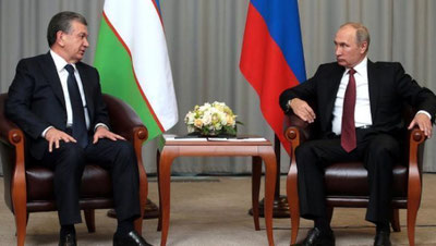 '​O`ZBEKISTON VA ROSSIYa RAHBARLARI SOChIDA UChRAShIShDI'ning rasmi