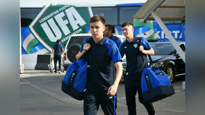 Изрображение 'Нацсборная отправилась в Турцию для участия в товарищеском матче'