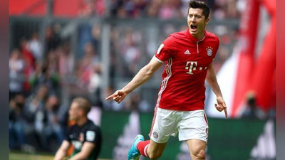 'Levandovski joriy mavsumda 5 ta xet-trik qayd etdi'ning rasmi