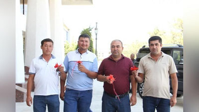 'Jizzaxda g`alla rejasini bajargan fermerlarga 20 ta Lacetti topshirildi'ning rasmi