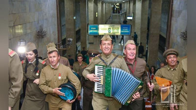 'Тошкент метросида Иккинчи жаҳон уруши даврига оид видео ва фотолавҳалар кўрсатилади'ning rasmi