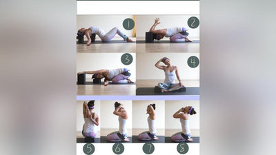 'ChARChADINGIZMI? BO`YIN VA ELKA UChUN YOGA MAShQLARINI BAJARING'ning rasmi