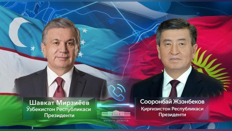 'Қирғизистон Республикаси Президенти билан телефон орқали мулоқот бўлиб ўтди'ning rasmi
