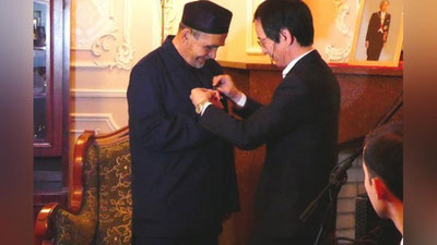 '«FOZIL OTA» QABRISTONI QAROVChISI YaPONIYa ORDENI BILAN TAQDIRLANDI'ning rasmi