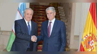 Изрображение 'В МАДРИДЕ ПРОШЛА ВСТРЕЧА ГЛАВ МИД УЗБЕКИСТАНА И ИСПАНИИ'
