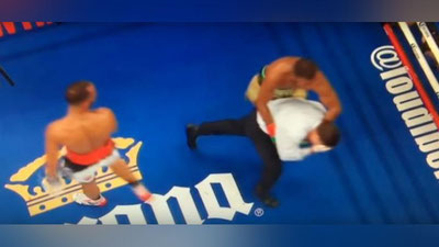 Изрображение 'ШВЕДСКИЙ БОКСЕР ОТПРАВИЛ В НОКДАУН...СУДЬЮ (ВИДЕО)'