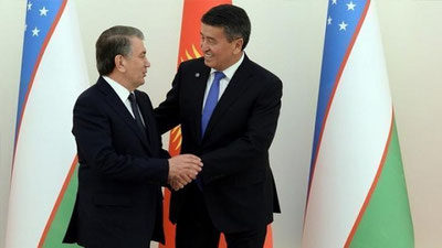 'Shavkat Mirziyoyev Sooronbay Jeenbekovni tug`ilgan kuni bilan tabrikladi'ning rasmi