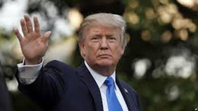 'Tramp Eronga qarshi urush ochishini ma`lum qildi 'ning rasmi