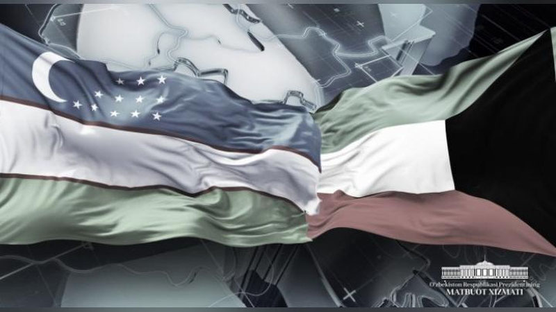 'Shavkat Mirziyoev Kuvayt Davlati Valiahdi shayx Mish`al al-Ahmad al-Jobir as-Sabohga ta`ziya yo`lladi'ning rasmi