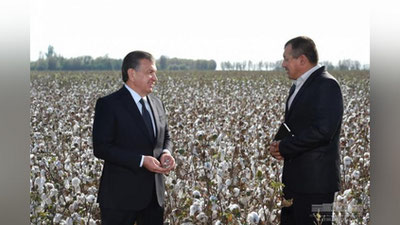 Изрображение 'ШАВКАТ МИРЗИЁЕВ ПОБЕСЕДОВАЛ С ФЕРМЕРАМИ ТАШКЕНТСКОЙ ОБЛАСТИ'