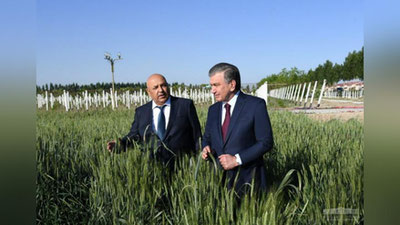 Изрображение 'РЕПОРТАЖ О ПЕРВОМ ДНЕ ПОЕЗДКИ ПРЕЗИДЕНТА ПО ФЕРГАНСКОЙ ОБЛАСТИ'