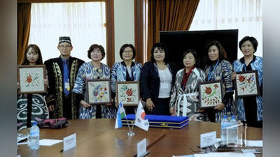 'O`zbekistonga Koreya ixtirochi ayollar assosiasiyasi vakillari keldi'ning rasmi