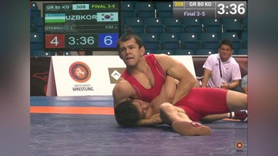 Изрображение 'ЖОНИБЕК ОТАБЕКОВ ВЫИГРАЛ БРОНЗУ ЧЕМПИОНАТА МИРА ПО СПОРТИВНОЙ БОРЬБЕ'