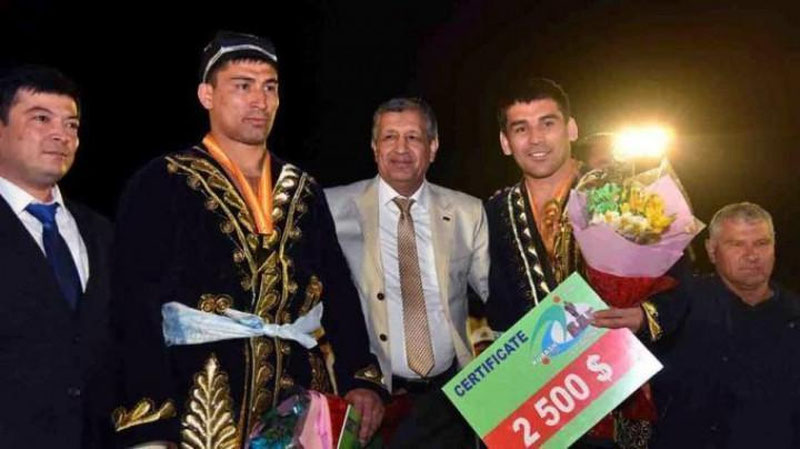 'Шаҳрисабзда энг кучли полвонлар Президент соврини учун беллашди'ning rasmi