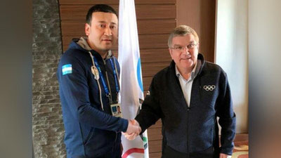 '​Халқаро олимпия қўмитаси президенти Умид Аҳмаджонов таклифига кўра Тошкентга келади'ning rasmi