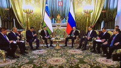 Изрображение 'В МОСКВЕ ПРОШЛИ ПЕРЕГОВОРЫ ШАВКАТА МИРЗИЁЕВА И ВЛАДИМИРА ПУТИНА (ВИДЕО)'