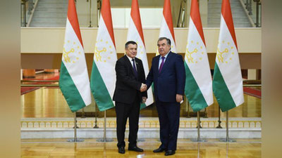 Изрображение 'ГЛАВА ТАДЖИКИСТАНА ПРИНЯЛ СПИКЕРА НИЖНЕЙ ПАЛАТЫ ПАРЛАМЕНТА УЗБЕКИСТАНА'