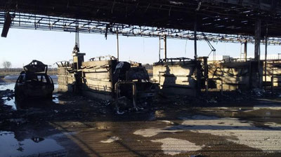 'Vobkentdagi gaz qo`yish shoxobchasidagi yong`inda 3ta avtomashina yonib ketdi'ning rasmi