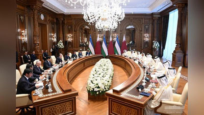 Изрображение 'Узбекистан и Катар подписали 15 двусторонних документов'