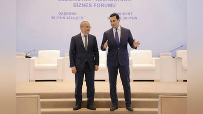 Изрображение 'На узбекско-азербайджанском бизнес-форуме подписаны соглашения на $500 млн'