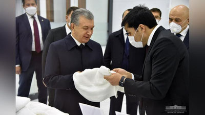 'Prezident Namangandagi «Ishga marhamat» mono-markazi faoliyati bilan tanishdi'ning rasmi