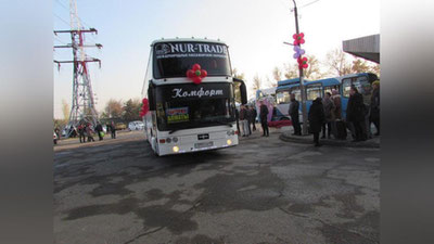Изрображение 'ЗАПУЩЕН АВТОБУС "ЧИРЧИК - АЛМАТЫ" (ФОТО)'