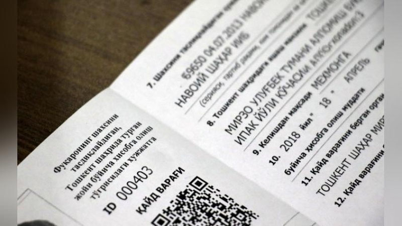 'Энди Тошкентга мавсумий ишлар билан шуғулланиш учун келган фуқаролардан вақтинчалик прописка талаб қилинмайди'ning rasmi