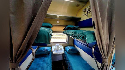 Изрображение 'В Ташкенте выпущен первый обновлённый вагон плацкартного типа'