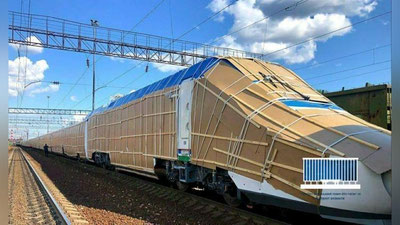 Изрображение 'Новый поезд «Афросиаб» отправился из Санкт-Петербурга в Узбекистан'