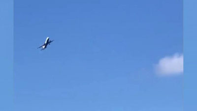 'Britaniyada samolyot kuchli shamol tufayli muammoga duch keldi (video)'ning rasmi