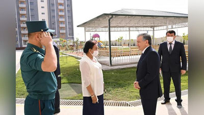 Изрображение 'Видео: второй день поездки главы государства по Сурхандарье'