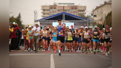 Изрображение 'Восемь представителей Узбекистана заняли призовые места на Шымкентском марафоне'