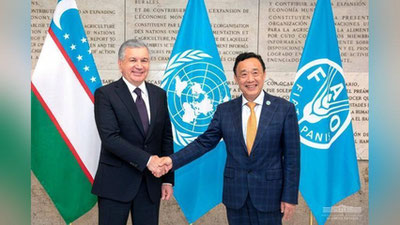 Изрображение 'Президент посетил в Риме офис Продовольственной и сельскохозяйственной организации ООН'