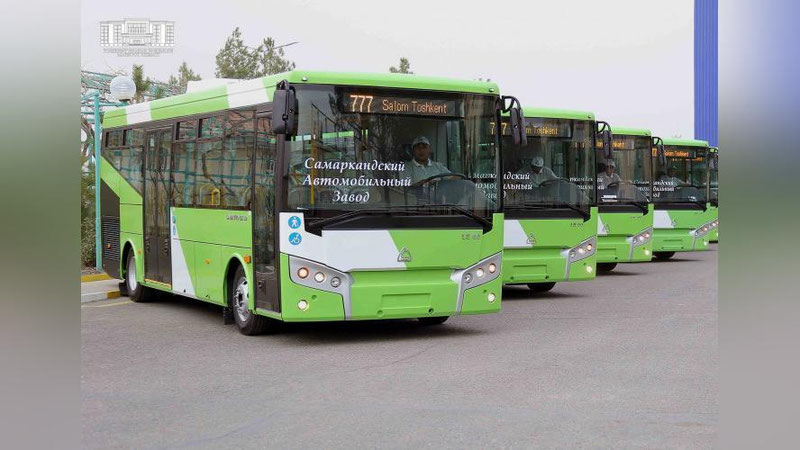 '"Toshshahartransxizmat"ga yana yangi avtobuslar keltirildi'ning rasmi