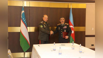 'Mudofaa vazirlari o`zaro harbiy hamkorlik rejasini imzoladi'ning rasmi