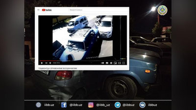 'Toshkentda qarzini undirolmagan haydovchi yo`l o`rtasida uchta mashinani pachoqladi'ning rasmi