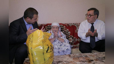 'Ko`zi ojizlar jamiyati a`zolarining xonadonlaridan xabar olindi'ning rasmi