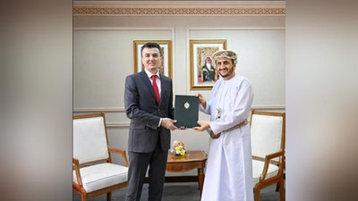 Изрображение 'Новый посол Узбекистана вручил копию верительных грамот в МИДе Омана'