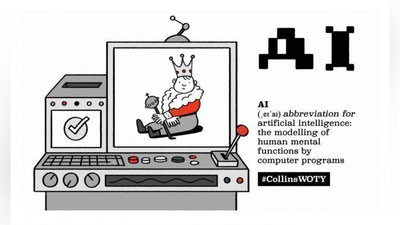 Изрображение 'Британский словарь английского языка Collins назвал слово 2023 года'