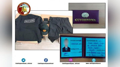 Изрображение 'В Гулистане старшеклассник раздобыл одежду нацгвардейца и пытался проникнуть в школу'