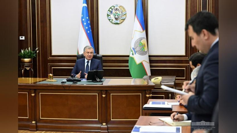 'Prezident investisiya loyihalarining ijrosi ko`rib chiqdi'ning rasmi