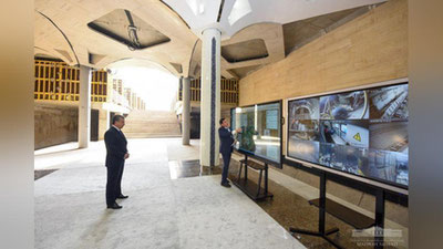 Изрображение 'Президенту презентовали проект линии метро от "Буюк ипак йули" до автостанции ТТЗ'