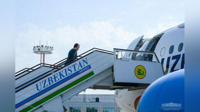 Изрображение 'Президент Узбекистана отбыл в Наманганскую область'