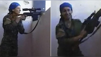 '​Раккада снайпер қизнинг дуэли видеога олинди (Видео)'ning rasmi