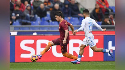 'A Seriya. Markaziy o`yinda “Napoli” “Roma” ustidan g`alabaga erishdi'ning rasmi