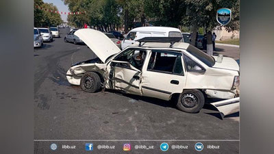 Изрображение 'В Учтепинском районе столкнулись "Ауди" и "Нексия": пострадал один из водителей'