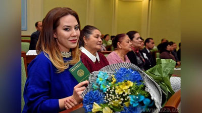 'Тошкентда 26 фуқарога Ўзбекистон Республикаси фуқаролик паспортлари топширилди'ning rasmi