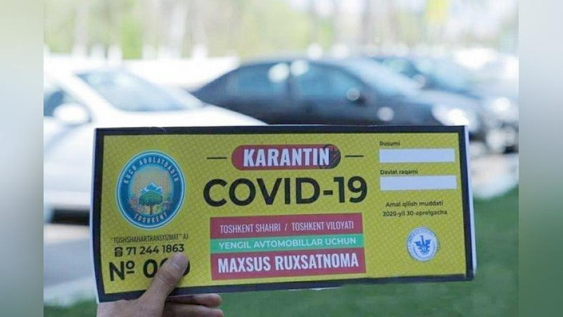 'Avtotransport vositalari harakati bo`yicha cheklovlar tasdiqlandi: jamoat transportlari to`xtatiladi, stikerli mashinalarning harakat vaqti beligilandi'ning rasmi