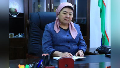 'O`zbekistonda ilk marta Sirdaryoda ayol kishi hokim bo`ldi'ning rasmi