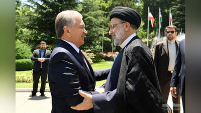 'Теҳрондаги Ўзбекистон Президентини расмий кутиб олиш маросими бўлди'ning rasmi